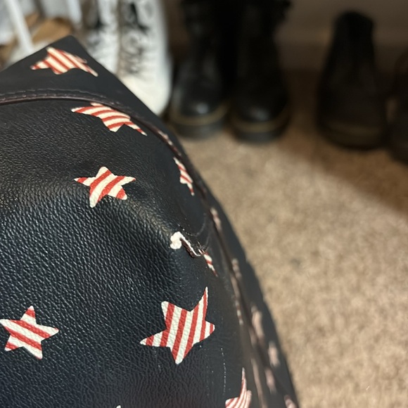 COACH Reverisble City Tote Americana Flag USA Stars - Picture 4 of 8